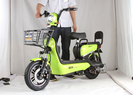 Elektrische Twee Seater Scooter, Elektrische Fietsen voor Volwassenen Achterrem met Slot